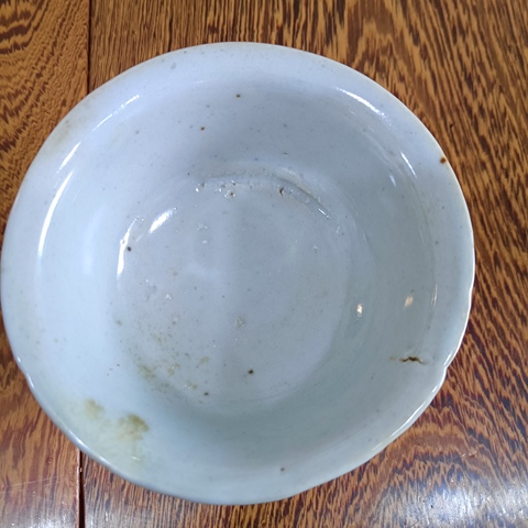 古玩陶瓷明中白釉碗拍賣,當前價格1800元