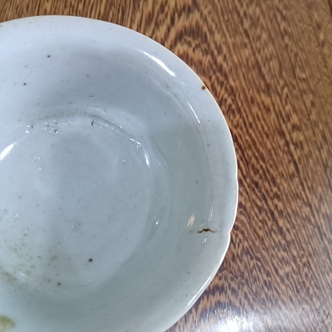 古玩陶瓷明中白釉碗拍賣,當前價格1800元