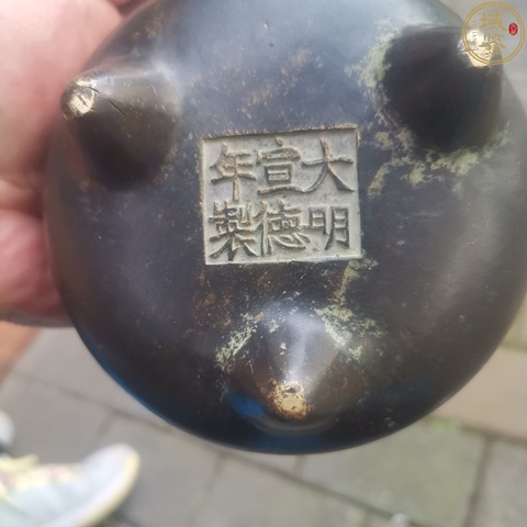 古玩銅器銅爐真品鑒賞圖