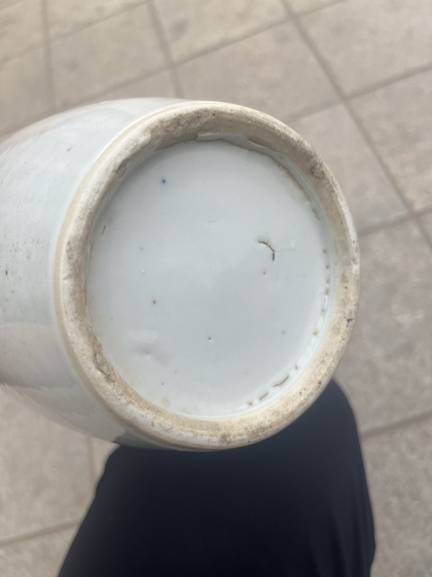 古玩陶瓷墨彩太獅少保圖紋瓶真品鑒賞圖
