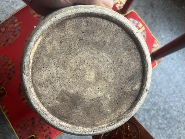 古玩陶瓷哥釉開片雙耳尊瓶真品鑒賞圖