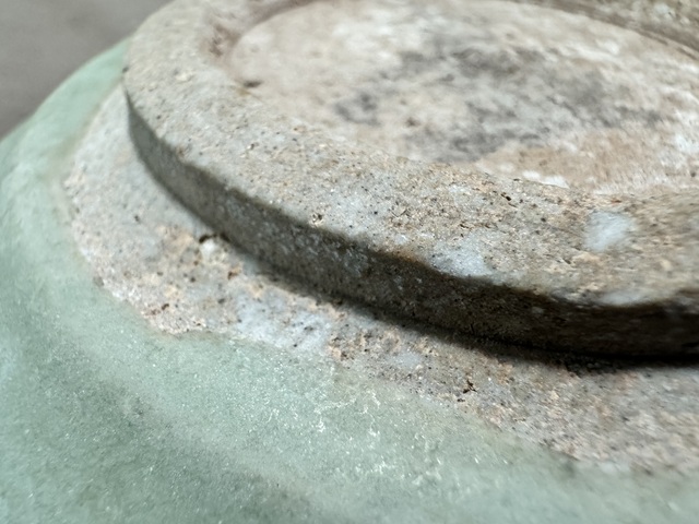 古玩陶瓷龍泉青瓷盤真品鑒賞圖