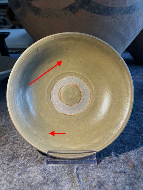 古玩陶瓷龍泉青瓷蓮瓣碗真品鑒賞圖