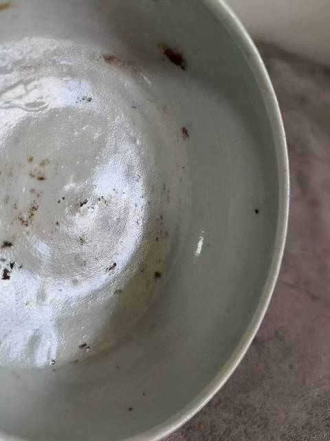 古玩陶瓷山水紋洗真品鑒賞圖
