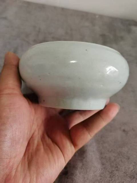 古玩陶瓷山水紋洗真品鑒賞圖