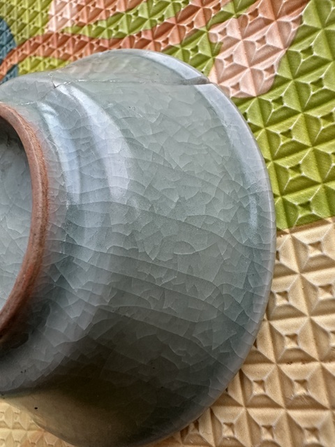 古玩陶瓷龍泉青瓷洗真品鑒賞圖