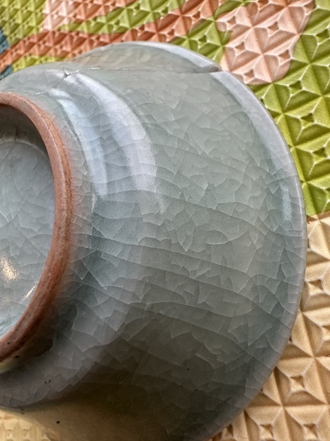 古玩陶瓷龍泉青瓷洗真品鑒賞圖