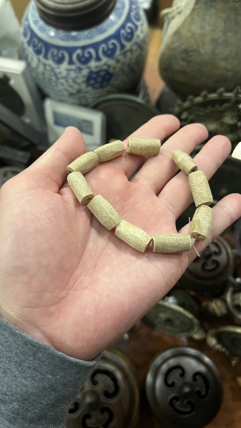 古玩玉器戰國玉珠串拍賣，當前價格555元