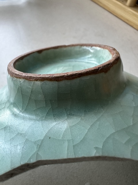 古玩陶瓷龍泉青瓷標(biāo)本真品鑒賞圖