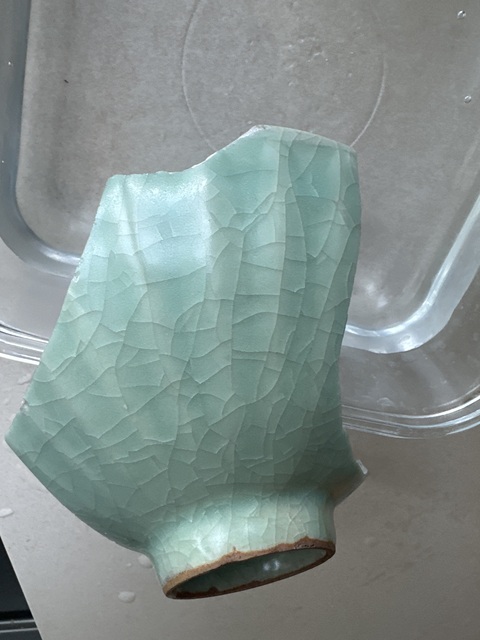 古玩陶瓷龍泉青瓷標(biāo)本真品鑒賞圖