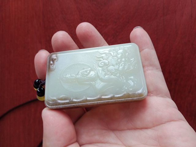 古玩玉器觀音牌子拍賣,當(dāng)前價(jià)格1280元