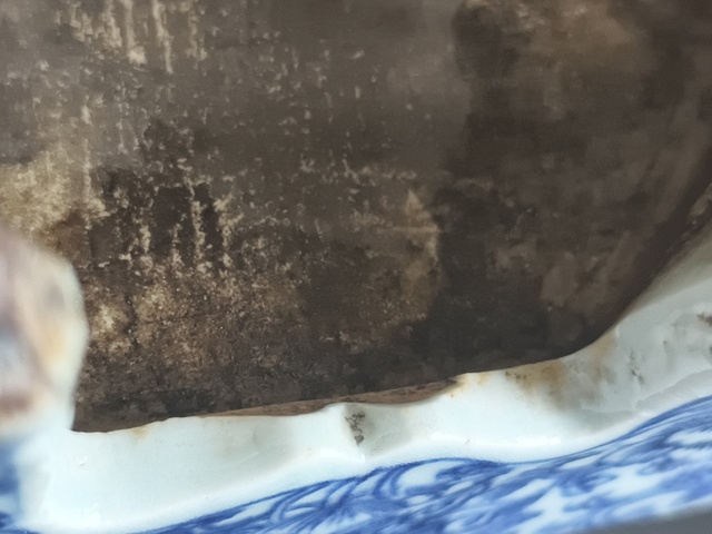 古玩陶瓷青花花卉紋香爐真品鑒賞圖