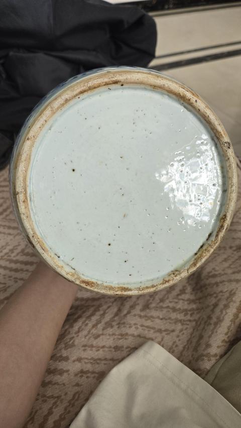 古玩陶瓷囍字紋罐真品鑒賞圖