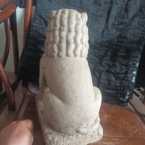 古玩雜項(xiàng)青石獅子真品鑒賞圖