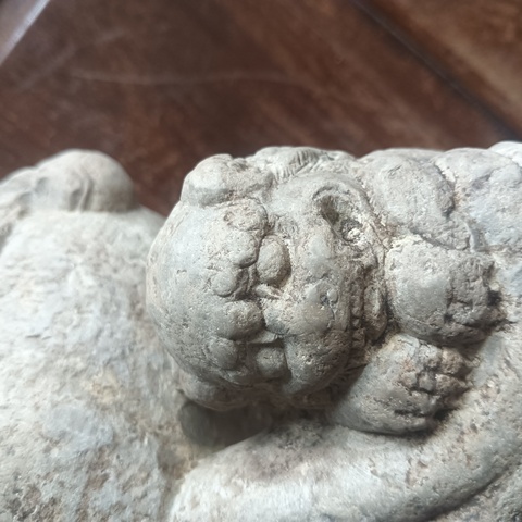 古玩雜項(xiàng)青石獅子真品鑒賞圖