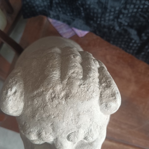 古玩雜項(xiàng)青石獅子真品鑒賞圖