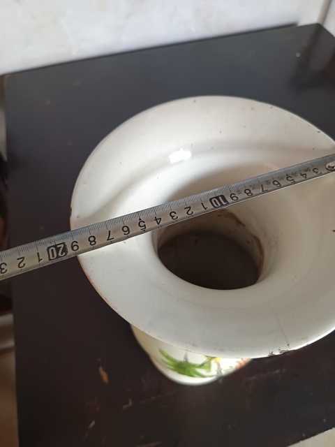 古玩陶瓷花鳥紋花觚拍賣,當前價格220元