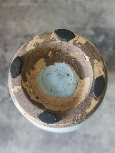 古玩陶瓷藍釉葫蘆瓶真品鑒賞圖