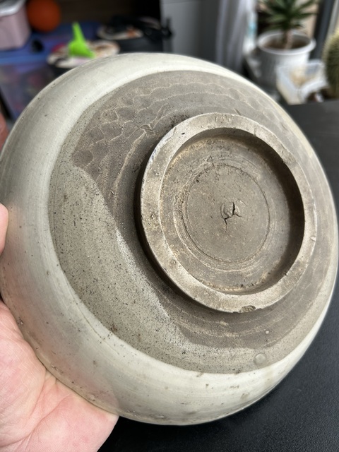 古玩陶瓷元代?白地黑花折枝壽桃紋盤拍賣,當前價格1600元