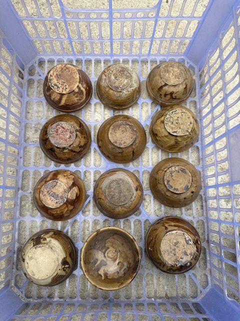 古玩陶瓷醬釉杯真品鑒賞圖