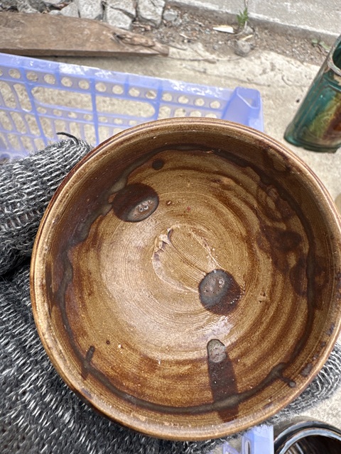 古玩陶瓷醬釉杯真品鑒賞圖
