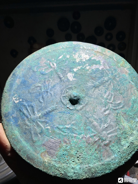 古玩銅器銅鏡拍賣，當前價格9966元