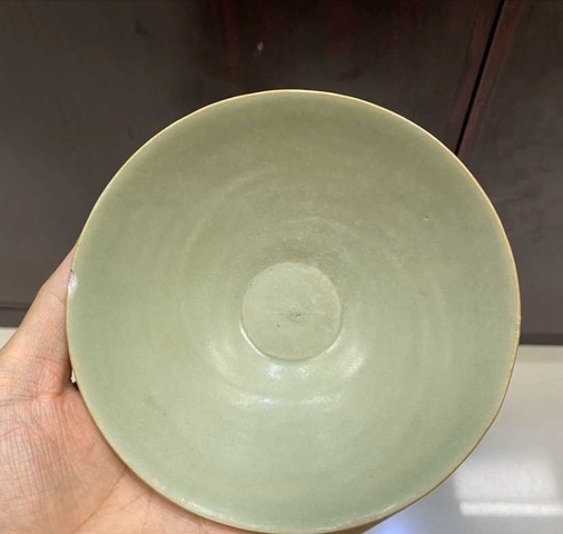 古玩陶瓷耀州窯青花碗真品鑒賞圖