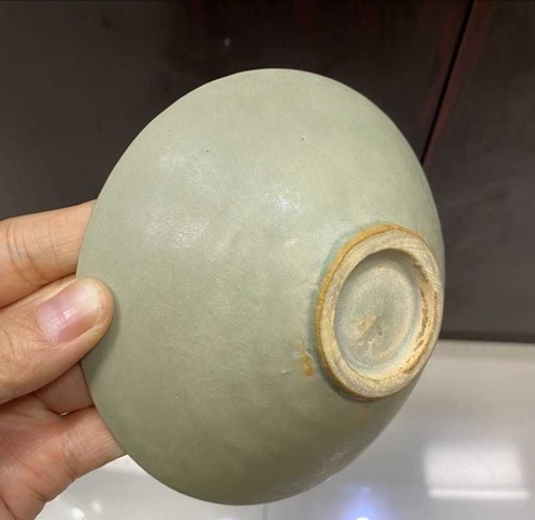 古玩陶瓷耀州窯青花碗真品鑒賞圖