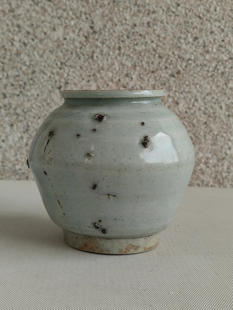 古玩陶瓷白釉罐真品鑒賞圖
