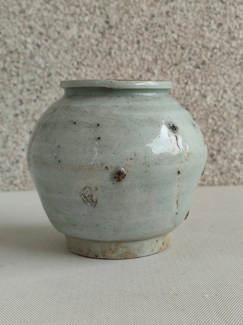 古玩陶瓷白釉罐真品鑒賞圖