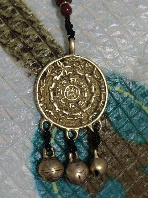 古玩銅器九宮八卦牌真品鑒賞圖
