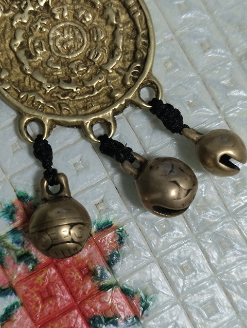 古玩銅器九宮八卦牌真品鑒賞圖