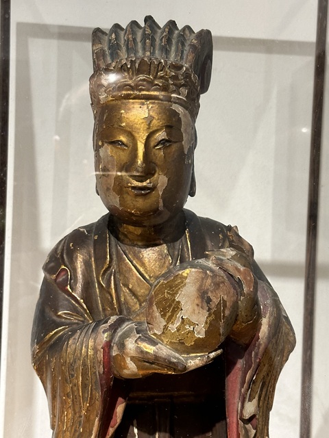 古玩雜項漆木造像真品鑒賞圖