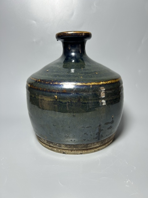 古玩陶瓷元代?兔毫釉嘟嚕瓶拍賣，當前價格3000元