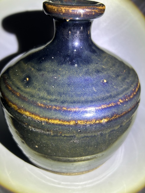 古玩陶瓷元代?兔毫釉嘟嚕瓶拍賣，當前價格3000元