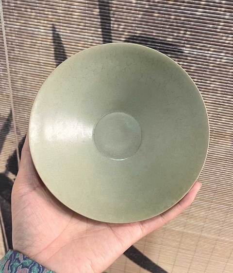 古玩陶瓷五代耀州窯青瓷盞真品鑒賞圖