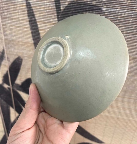 古玩陶瓷五代耀州窯青瓷盞真品鑒賞圖