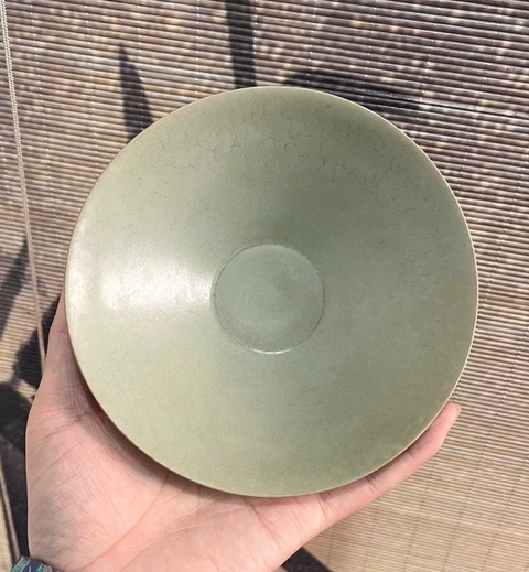 古玩陶瓷五代耀州窯青瓷盞真品鑒賞圖