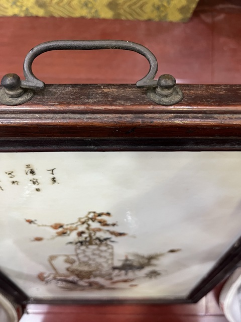 古玩字畫任煥章博古瓷板真品鑒賞圖