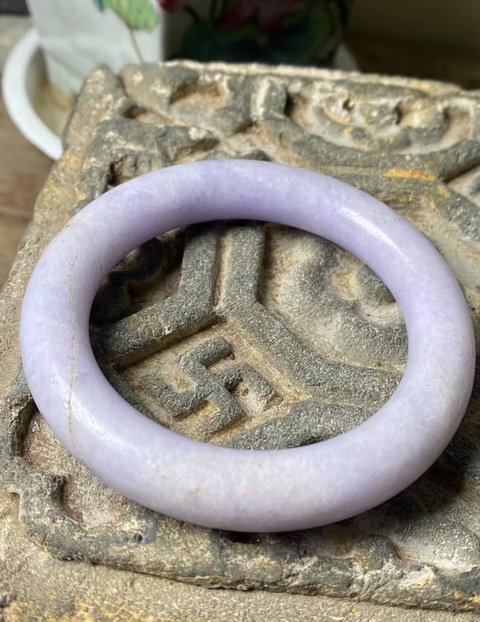 古玩玉器翡翠鐲子真品鑒賞圖