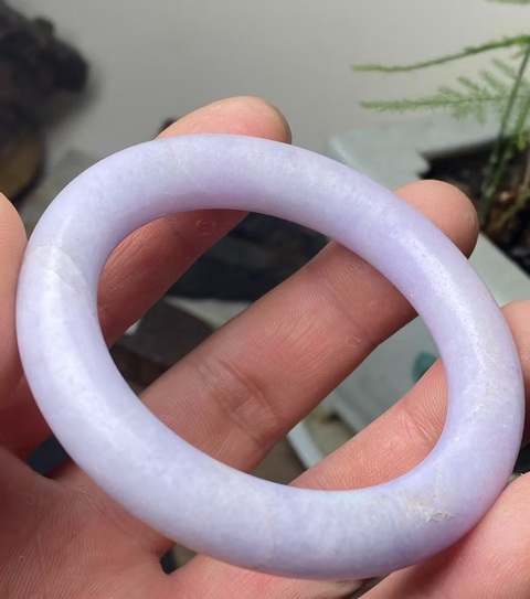 古玩玉器翡翠鐲子真品鑒賞圖