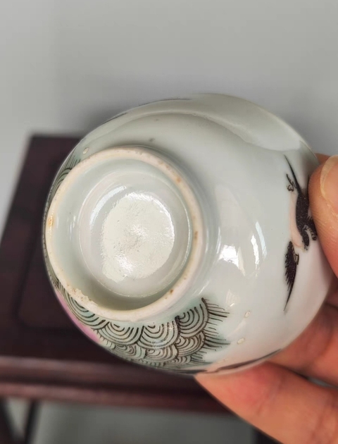 古玩陶瓷清末民國(guó)時(shí)期海晏河清紋杯拍賣,當(dāng)前價(jià)格680元