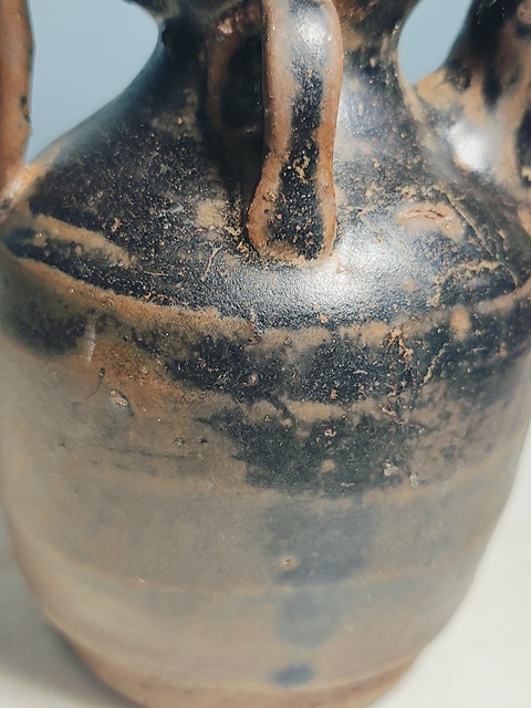 古玩陶瓷吉州窯系褐釉執(zhí)壺拍賣，當(dāng)前價(jià)格1600元