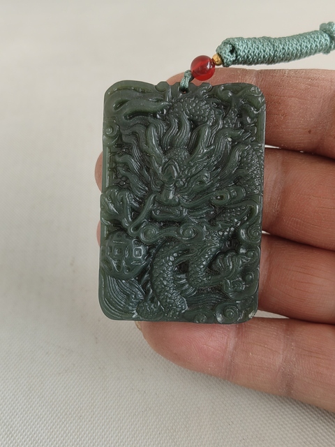 古玩玉器和田玉雕“龍鳳牌”拍賣,當前價格350元