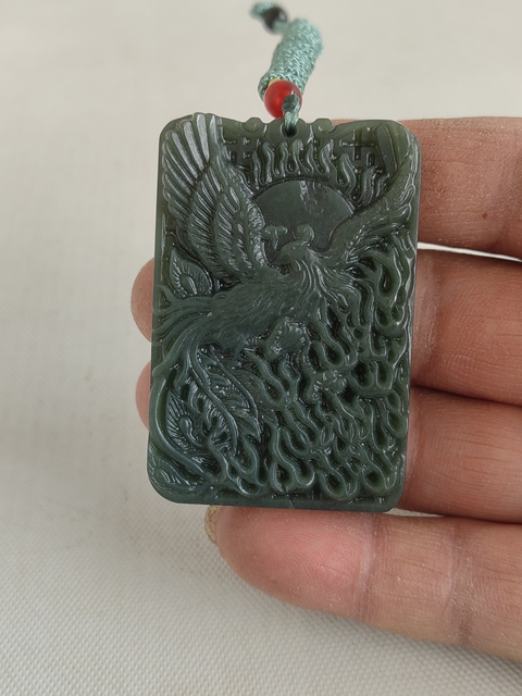 古玩玉器和田玉雕“龍鳳牌”拍賣,當前價格350元