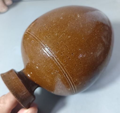 古玩陶瓷精美黃釉黃釉盤口瓶拍賣，當(dāng)前價(jià)格1180元