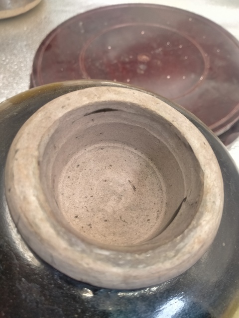 古玩陶瓷明末磁州窯白地黑花碗拍賣，當(dāng)前價格166元