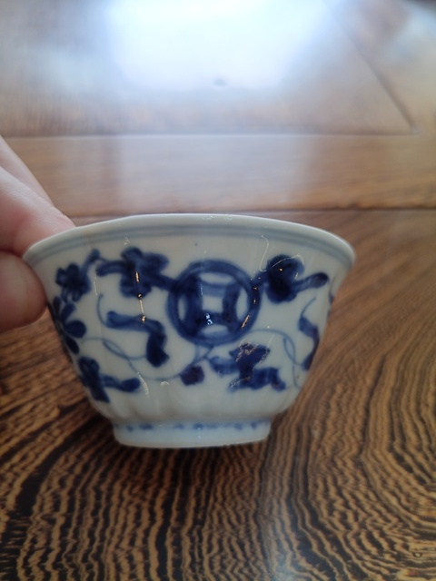 古玩陶瓷清-康熙-青花銅錢紋拍賣,當前價格1580元
