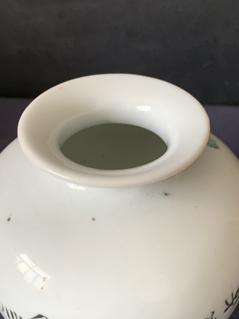 古玩陶瓷粉彩三娘教子圖蘋果尊拍賣,當前價格5000元