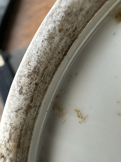 古玩陶瓷清晚期 汪永泰淺降彩帽筒真品鑒賞圖